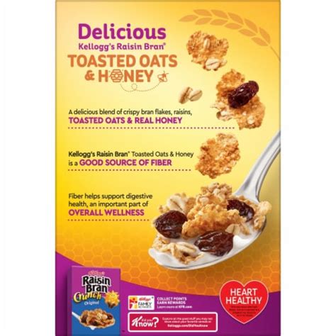 Kellogg S Raisin Bran Crunch Toasted Oats And Honey Cereal 15 6 Oz