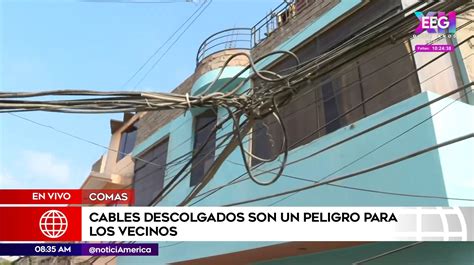 Comas Cables Descolgados Ponen En Peligro A Vecinos Am Rica Noticias