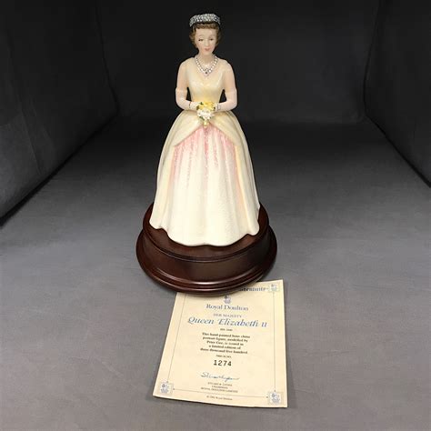 Royal Doulton Hm Queen Elizabeth Ii Hn Royal Doulton Figurine