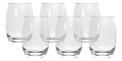 Juego De Vasos De Vidrio De 6 Piezas De 475 Ml Para Nadir Juice Water Mercadolibre