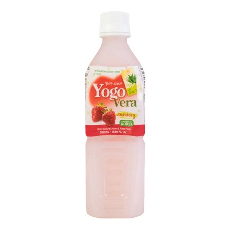 Yogo Vera Aloe Strawberry Soft Drink 500ml Yami