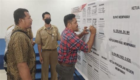 Teken Deklarasi Damai 76 Calon Kepala Desa Di Mempawah Diminta Junjung