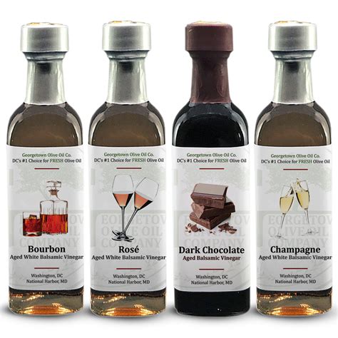 Party Collection Infused Balsamic Vinegars T Set Georgetown Olive Oil Co