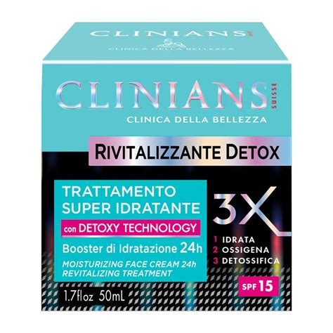 Crema Facial Clinians Rivitalizzante Detox Hidratante Ml Punto Farma