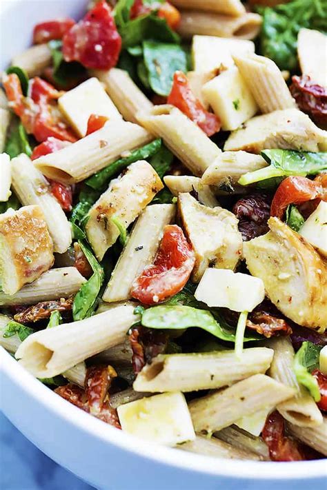 Chicken Penne Salad With Parmesan Dressing