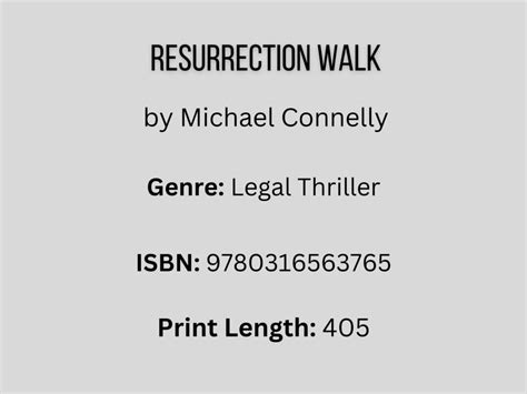 Resurrection Walk By Michael Connelly Review Crimefictioncritic