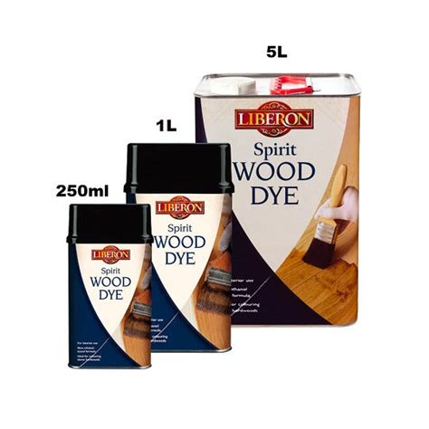 Liberon Spirit Wood Dye Light Oak 250 Ml Zyberltd