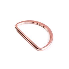 Metall D Ring 40mm kupfer rosegold D Ring für Taschen Gurtbänder