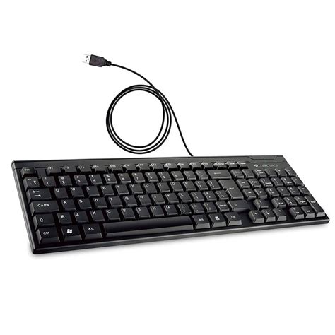 Zebronics K35 Wired Usb Multi Device Keyboard Black Logica Infoway Ltd