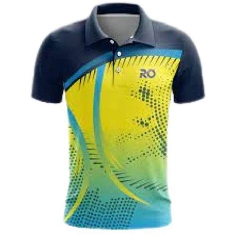 Men S Printed Polo Neck Short Sleeve Polyester Perfect Fit Sublimation