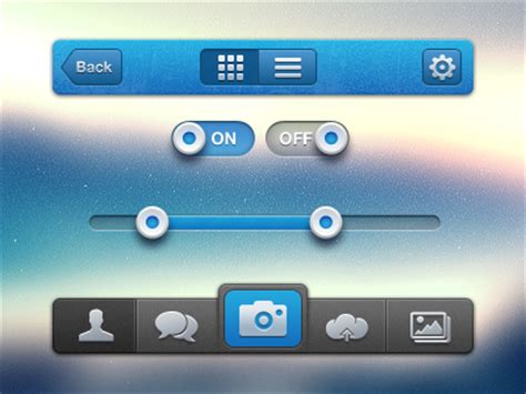 Beautiful Ios Gui Psd Kits Templates Designbump