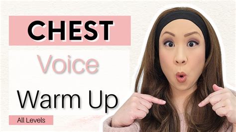 Chest Voice Vocal Warm Up For Female Singers Youtube