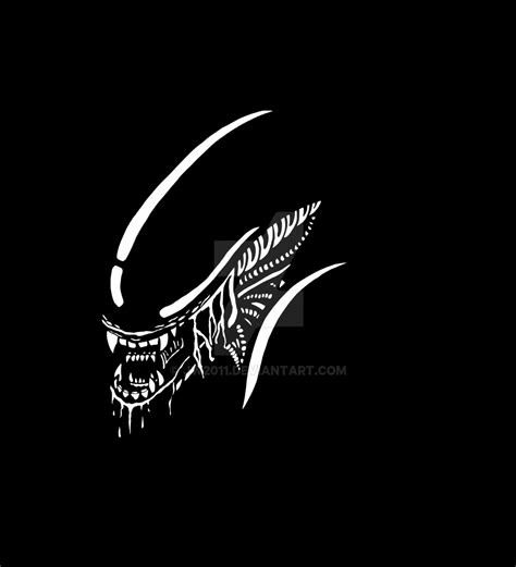 Xenomorph Alien Head Digital Version by JW2011 on DeviantArt