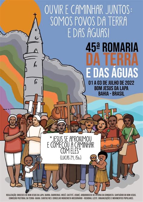 CARTA CONVOCATÓRIA 45ª ROMARIA DA TERRA E DAS ÁGUAS CPT Bahia