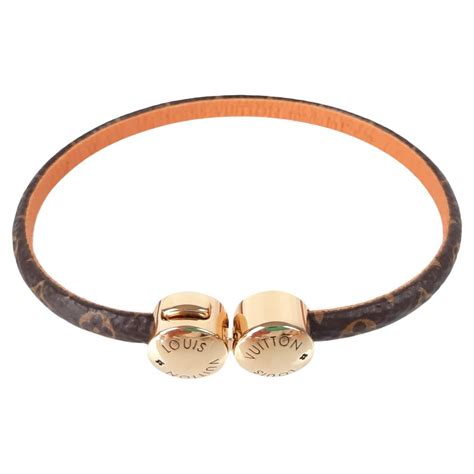 Louis Vuitton Historic Mini Monogram Bracelet M 19cm For Sale At 1stDibs