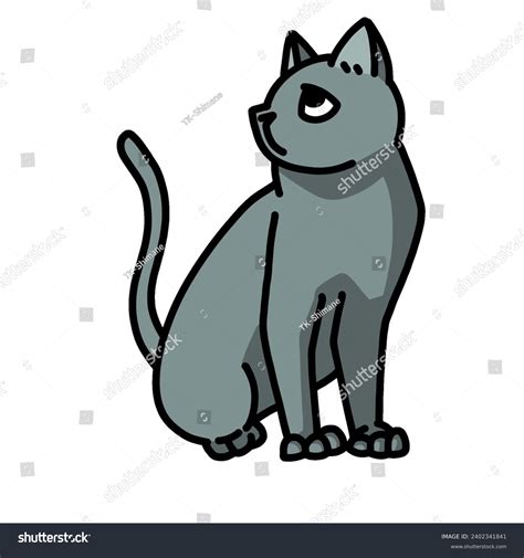 Cute Cat Transparent Background Vector Illustration Stock Vector ...