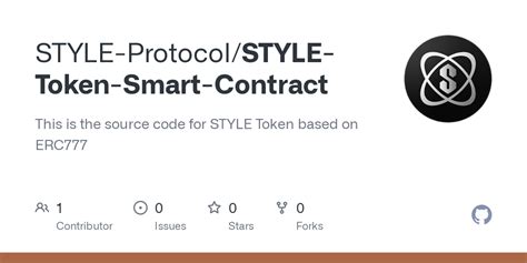 Github Style Protocol Style Token Smart Contract This Is The Source