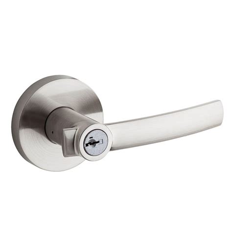 Schlage Custom Northbrook Satin Nickel Plymouth Trim Keyed Door Lever F51a Nbk 619 Ply The