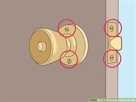 Ways To Remove A Door Handle Wikihow