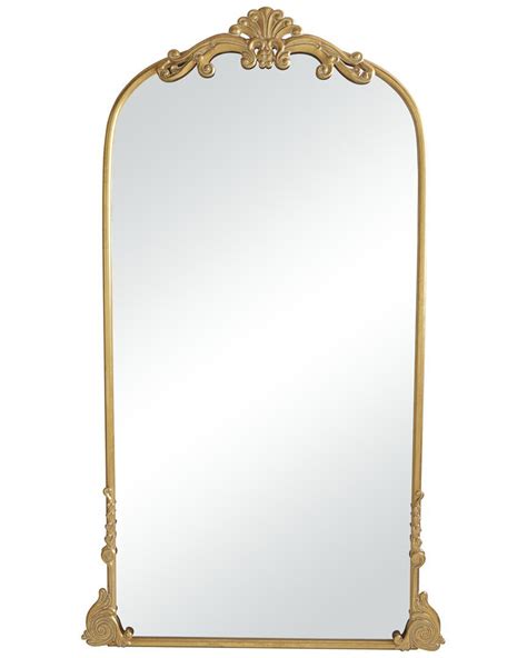 Buy Peyton Lane Scroll Metal Tall Ornate Arched Baroque Floor Mirror