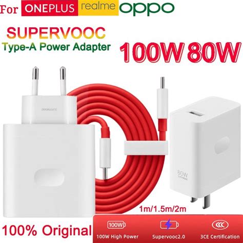 Original Oneplus R 100W 80W Supervooc Travel R Adapter Usb Type A One