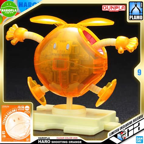 Bandai Gunpla Haropla Haro Shooting Orange Clear Color Assembled Robot