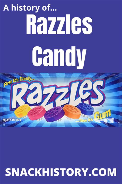 Razzles Candy (History, Flavors & Pictures) - Snack History