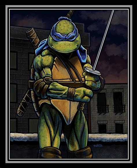 Leonardo Tmnt Fan Art Digital Art By Bradley James Geiger Fine Art