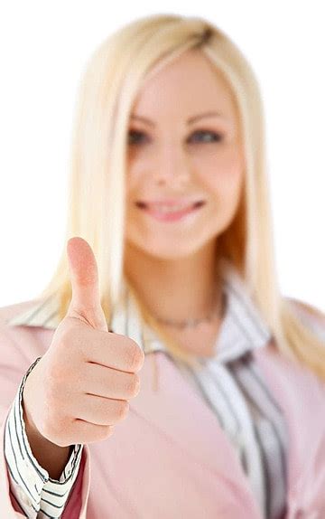 Thumbs Up Ok Sign Female Photo Background And Picture For Free Download