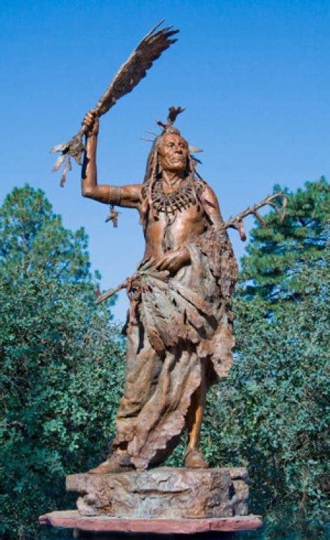 New Sculpture Of Native American Chief Comes To Green Wood Park Slope