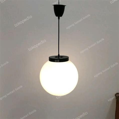 Jual Lampu Gantung Bulat Susu Diameter Cm Anti Pecah Jakarta