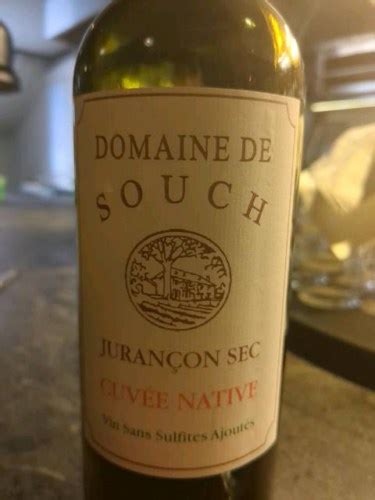 Domaine De Souch Cuv E Native Juran On Sec Vivino Us