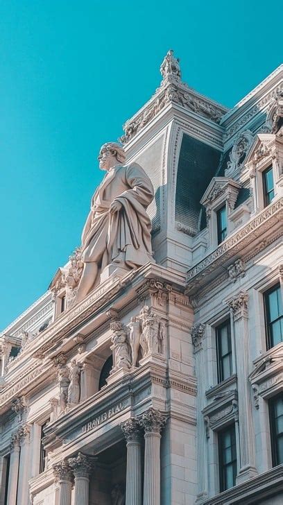 historic marble building image   stockcake