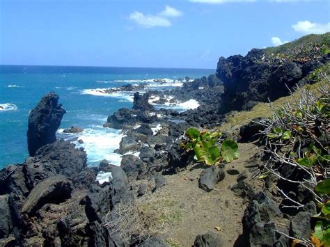 The Black Rocks Of Saint Kitts And Nevis Explanders