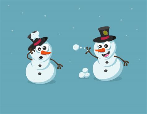 Snowman Throwing Snowballs Illustrations Royalty Free Vector Graphics And Clip Art Istock