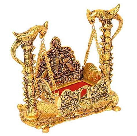 Buy Wc Jhula For Krishna Balgopal Jhula For Laddu Gopal Metal Swing