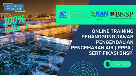 Online Training Penanggung Jawab Pengendalian Pencemaran Air