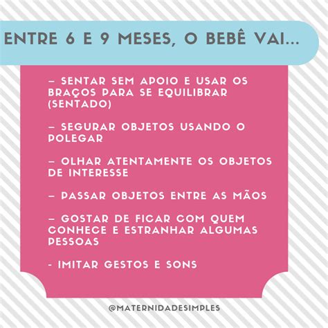 Desenvolvimento De Um Bebê De 9 Meses - Bebê de 6 a 9 meses: marcos de desenvolvimento | Maternidade Simples