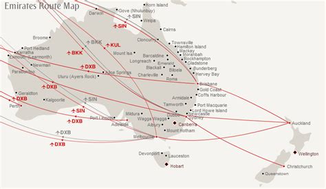 Emirates Route Map