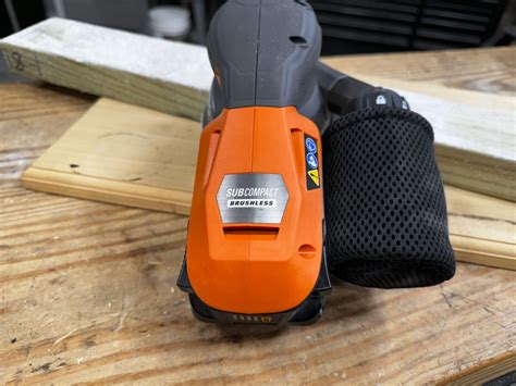 Ridgid V Subcompact Inch Random Orbit Sander Review R Pro