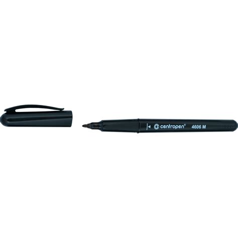 Marker CD/DVD negru, 1.0 mm, 4606M Centropen
