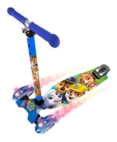 Patinete Paw Patrol Plegable De 3 Ruedas Con Luz DTC MercadoLibre