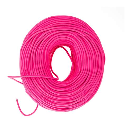 Cloth Covered Wire Hot Pink Color Cord Company