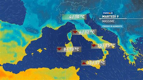 Meteo martedì 9 gennaio migliora il tempo al Sud L inverno alza la