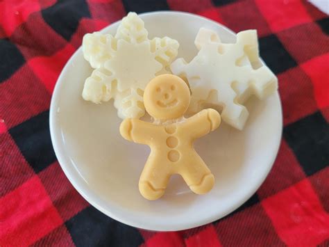 Gingerbread Men And Snowflake Soy Wax Meltsholiday Wax Meltschristmas