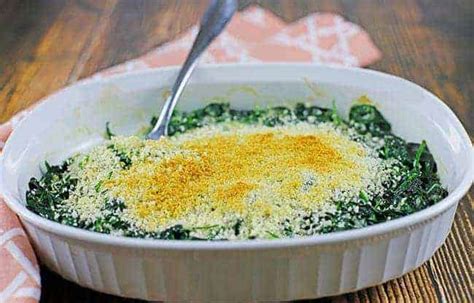 Easy Spinach Parmesan Casserole My Kitchen Serenity