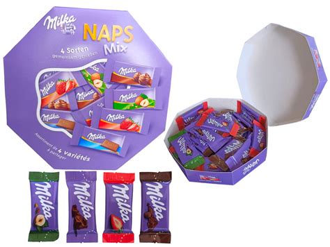 Milka Naps Mix Czekoladki 138g 4 Smaki 27 Czekoladek 15338233932