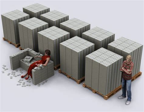 A Woman Sitting In Front Of Stacks Of Boxes On Pallets With Another