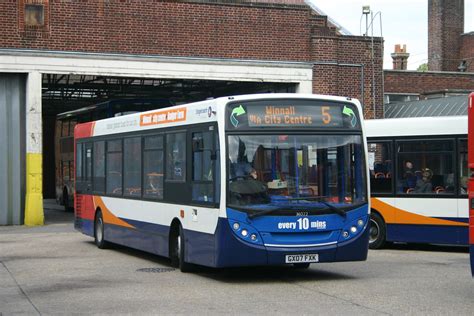 Gx Fxk Stagecoach Departs Winchester Bus Station On Flickr