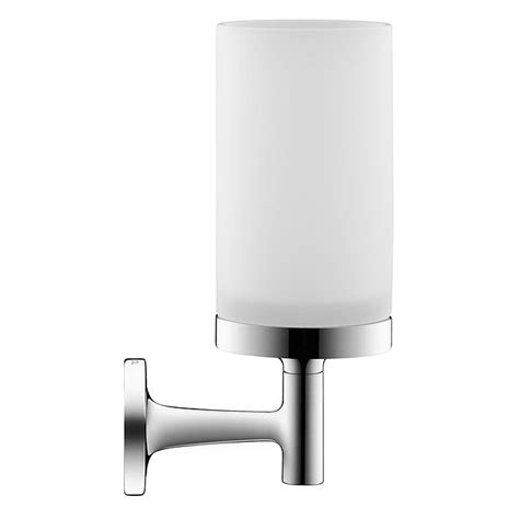 Duravit Starck T Frosted Glass Tumbler Holder Chrome